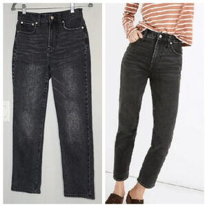 Madewell The Perfect Vintage Ankle black Jeans. Size 24